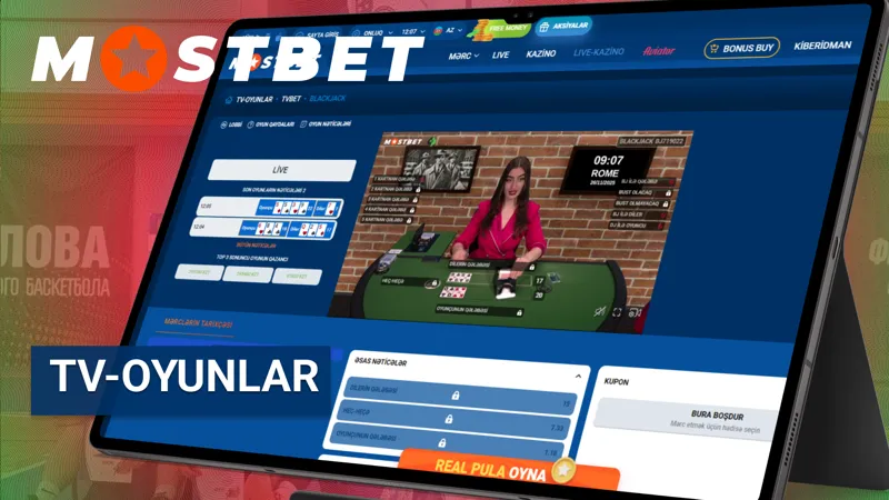 MostBet platformasında TV-oyunlarının seçimi