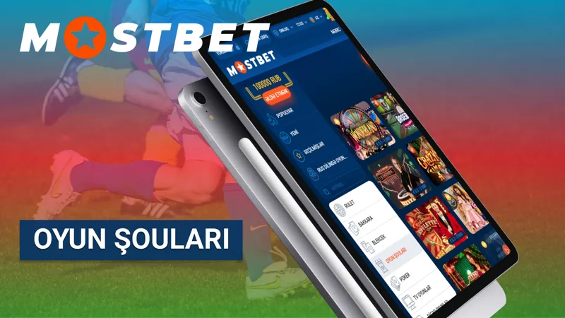 MostBet Live-kazinosunda oyun şoularının seçimi