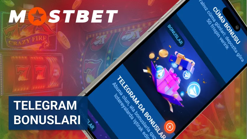 MostBet Telegram kanalı vasitəsilə bonuslar